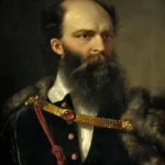 Batthyány Lajos festett portréja prémes magyar díszruhában – Barabás Miklós műve