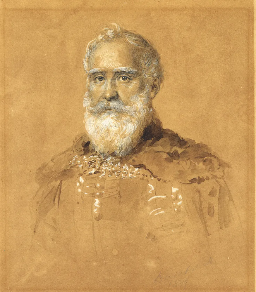 Barabás Miklós festett portré Perényi Zsigmondról 1849-ből