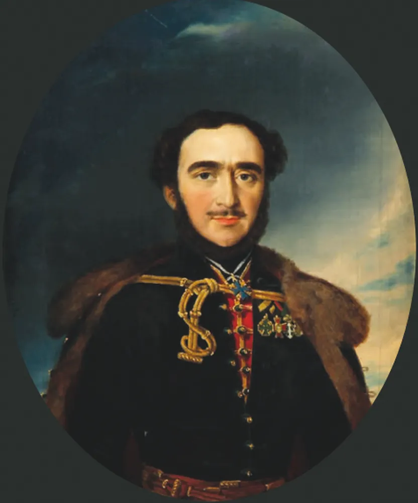 Barabás Miklós: Széchenyi István ovális portréja, 1836, klasszikus mellkép arisztokrata viseletben